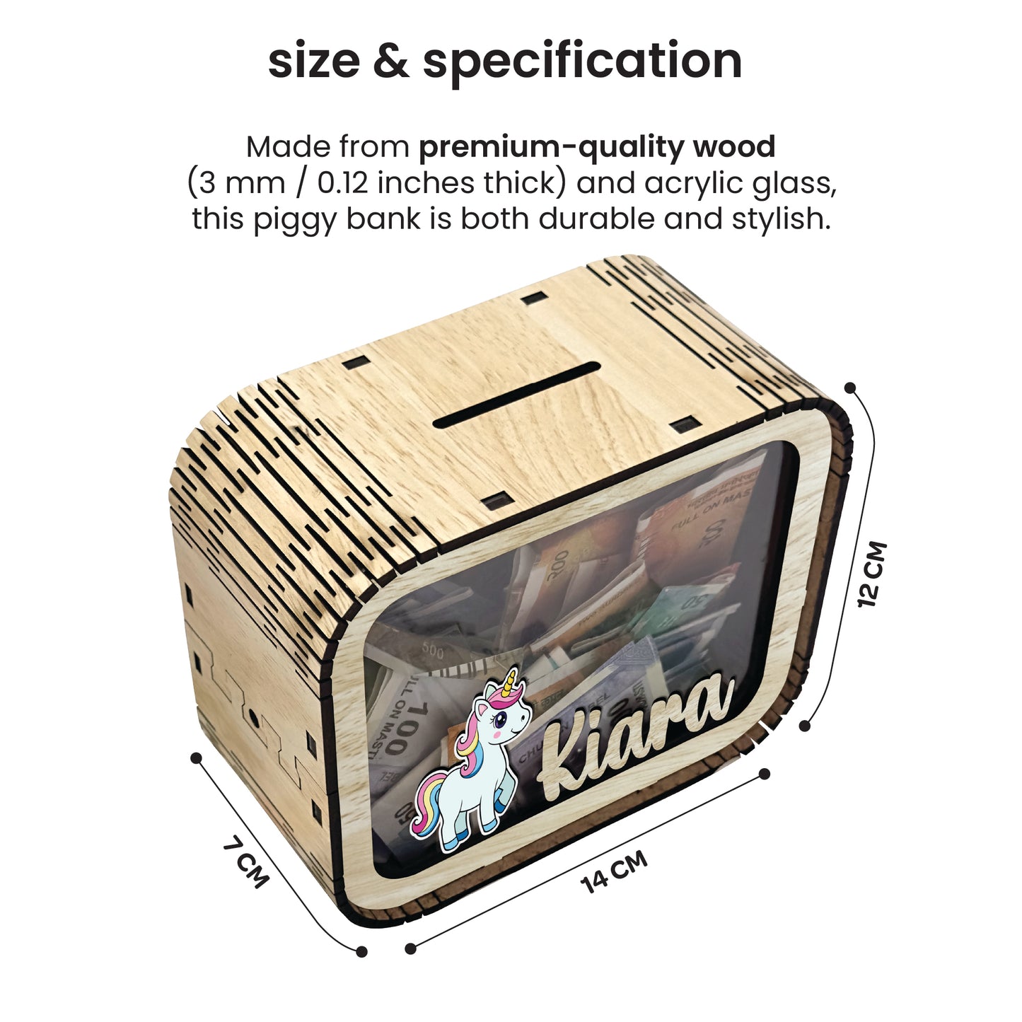 Custom Wooden Piggy Bank – A Fun Way to Learn Smart Saving!