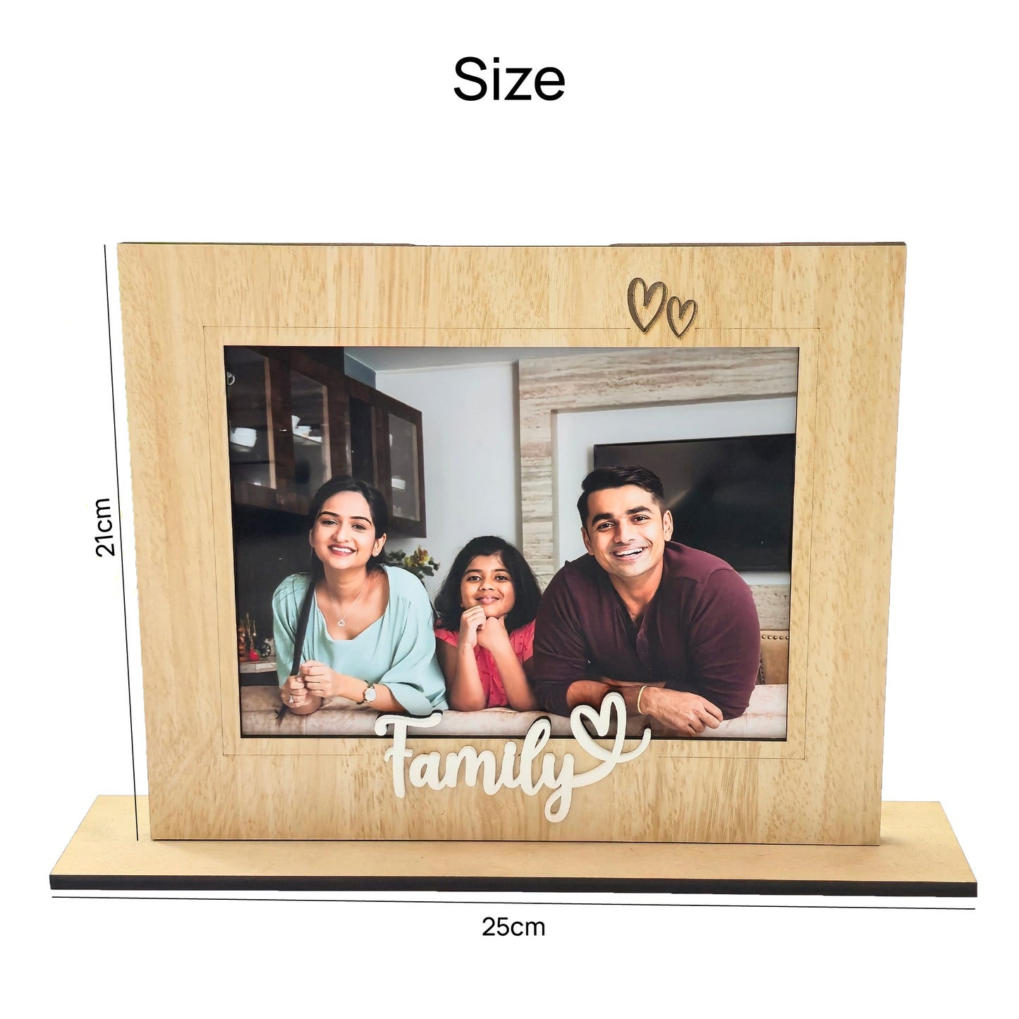 Custom Wooden Tabletop Photo Frame – Just Upload & Cherish