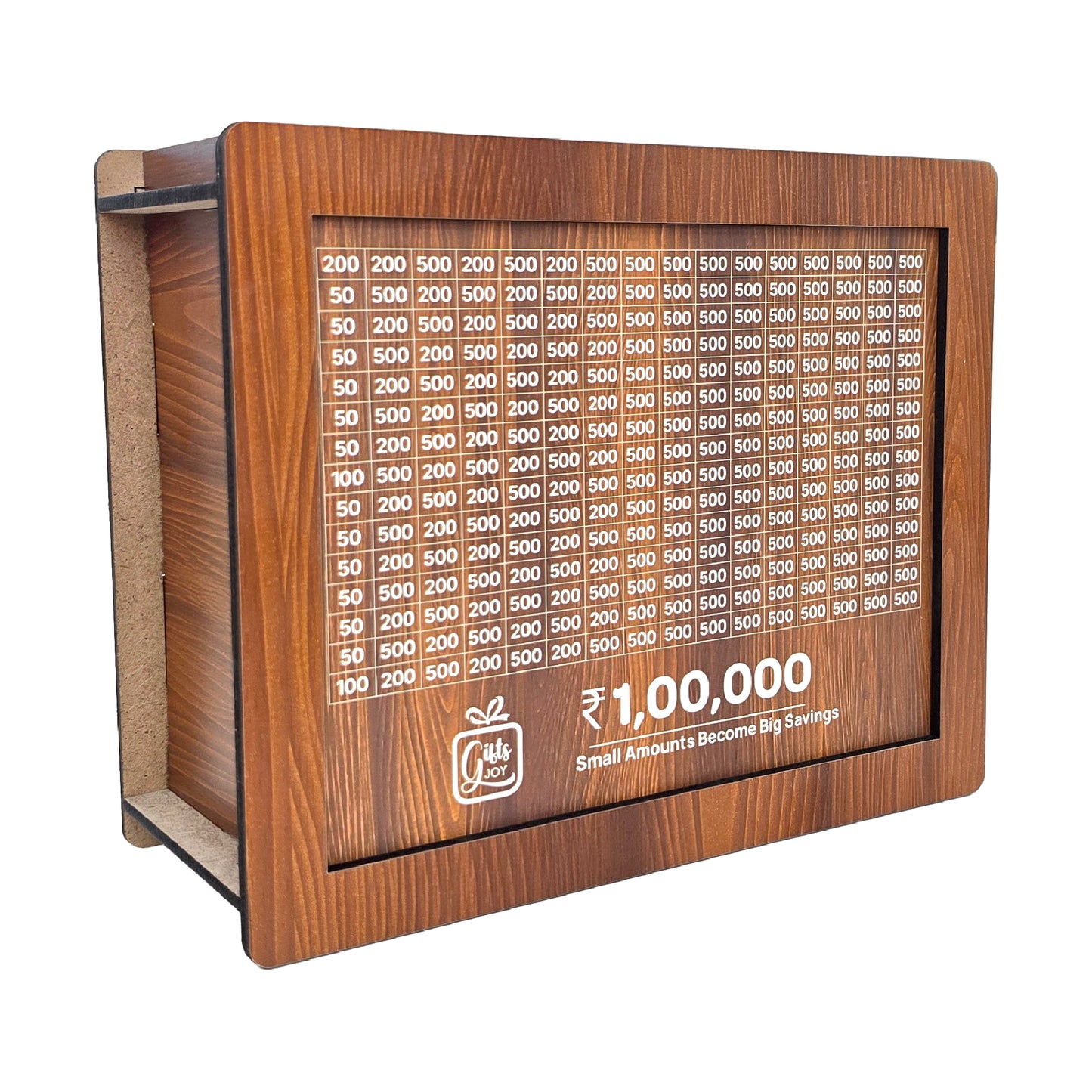 1,00,000 Rupees Money Saving Challenge Box- Reusable