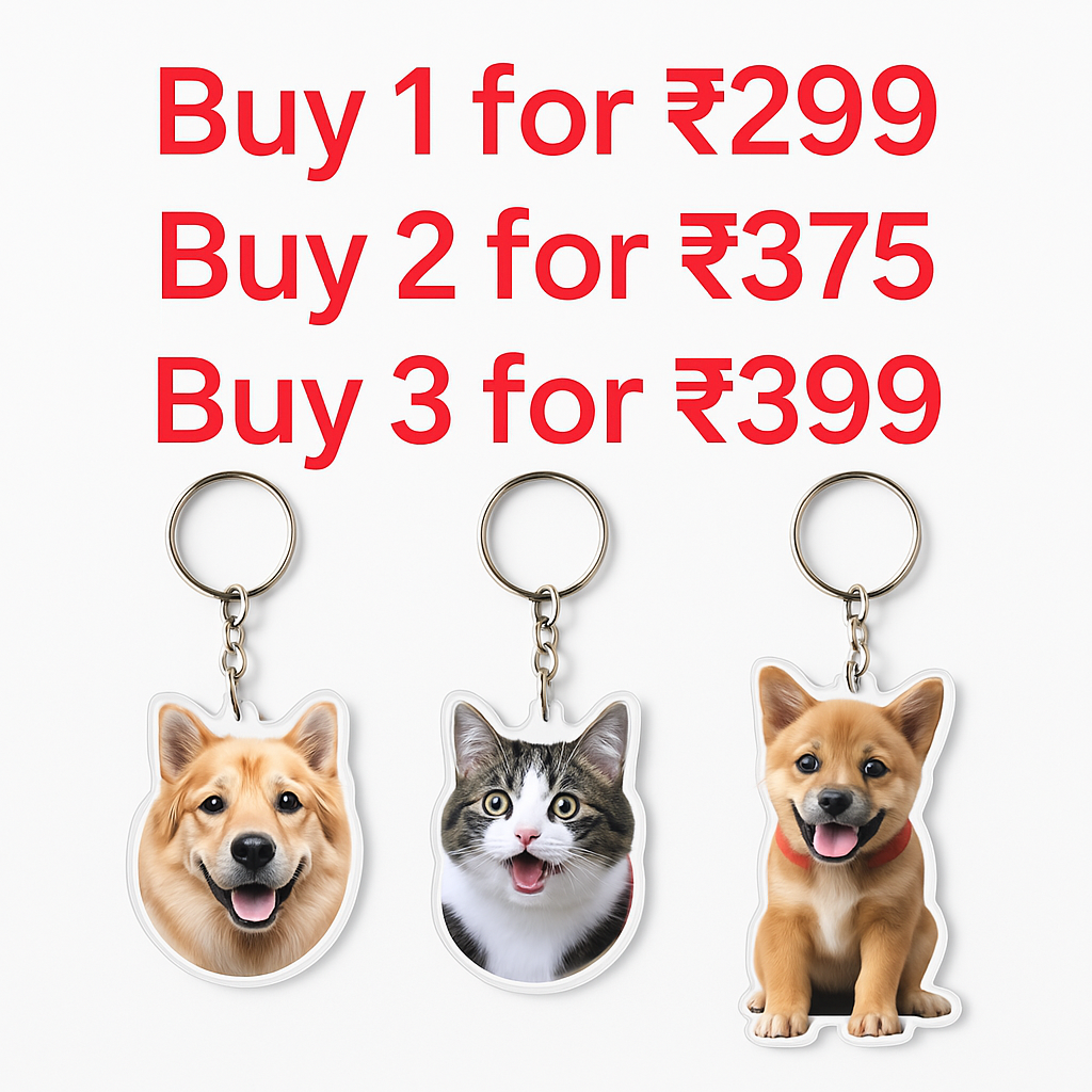 Personalized Pet Keychain