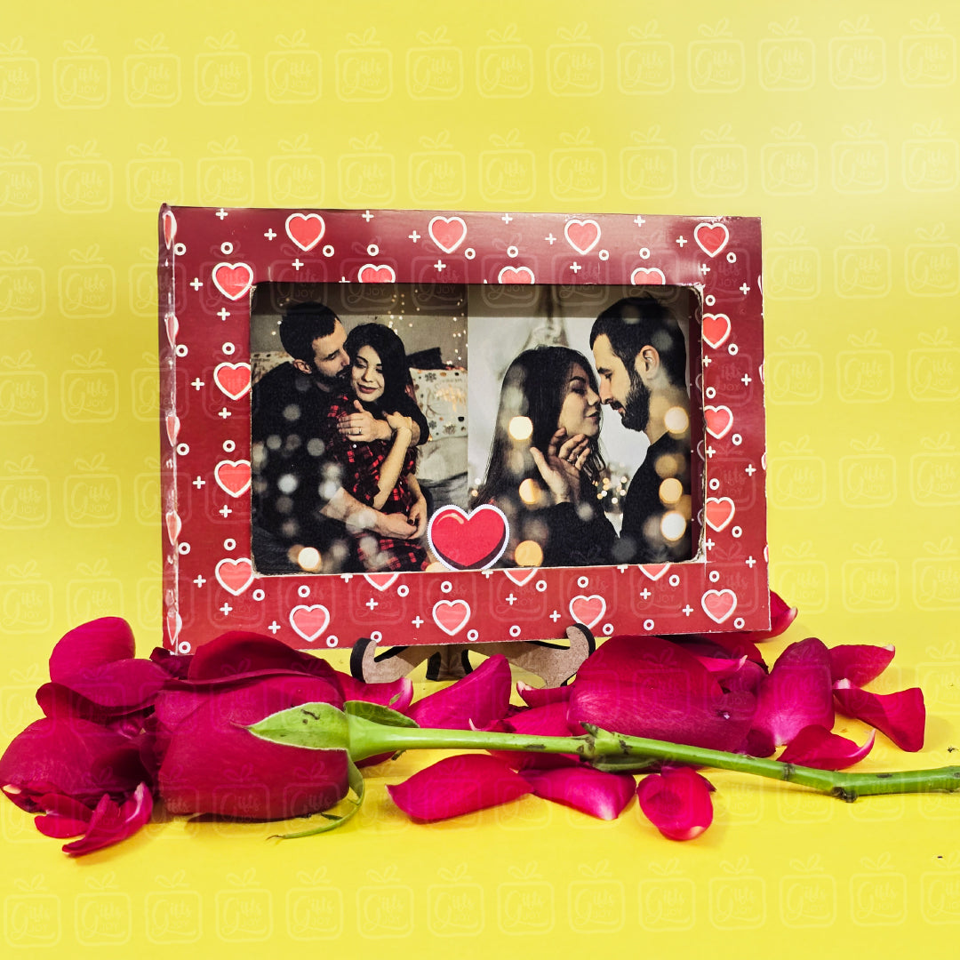 Personalised Couple Surprise Fire Photo Frame