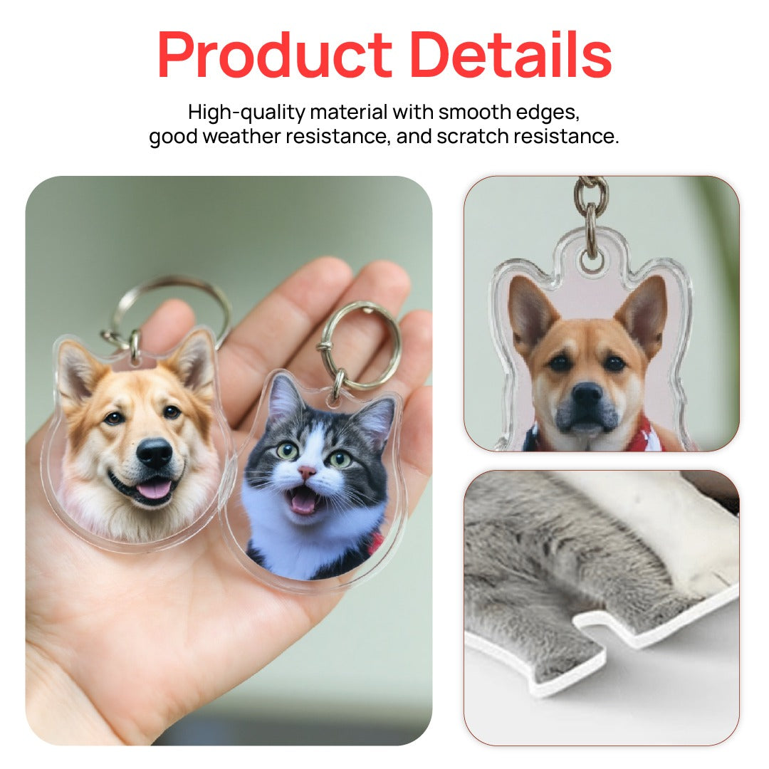 Personalized Pet Keychain