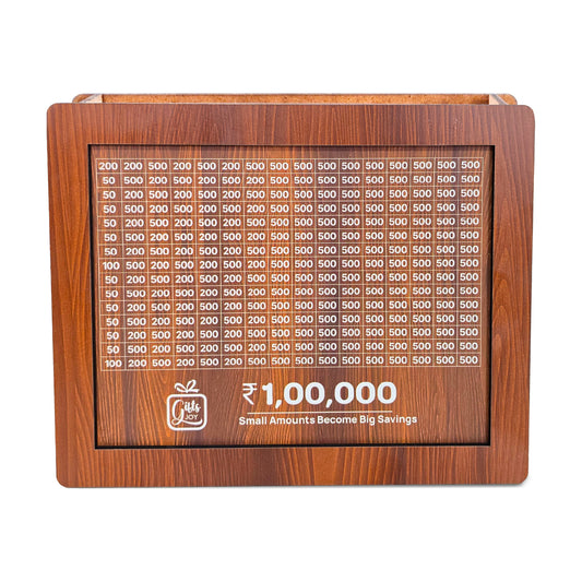 1,00,000 Rupees Money Saving Challenge Box- Reusable