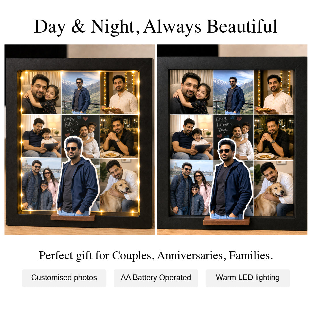 Father Day Photo Light Box