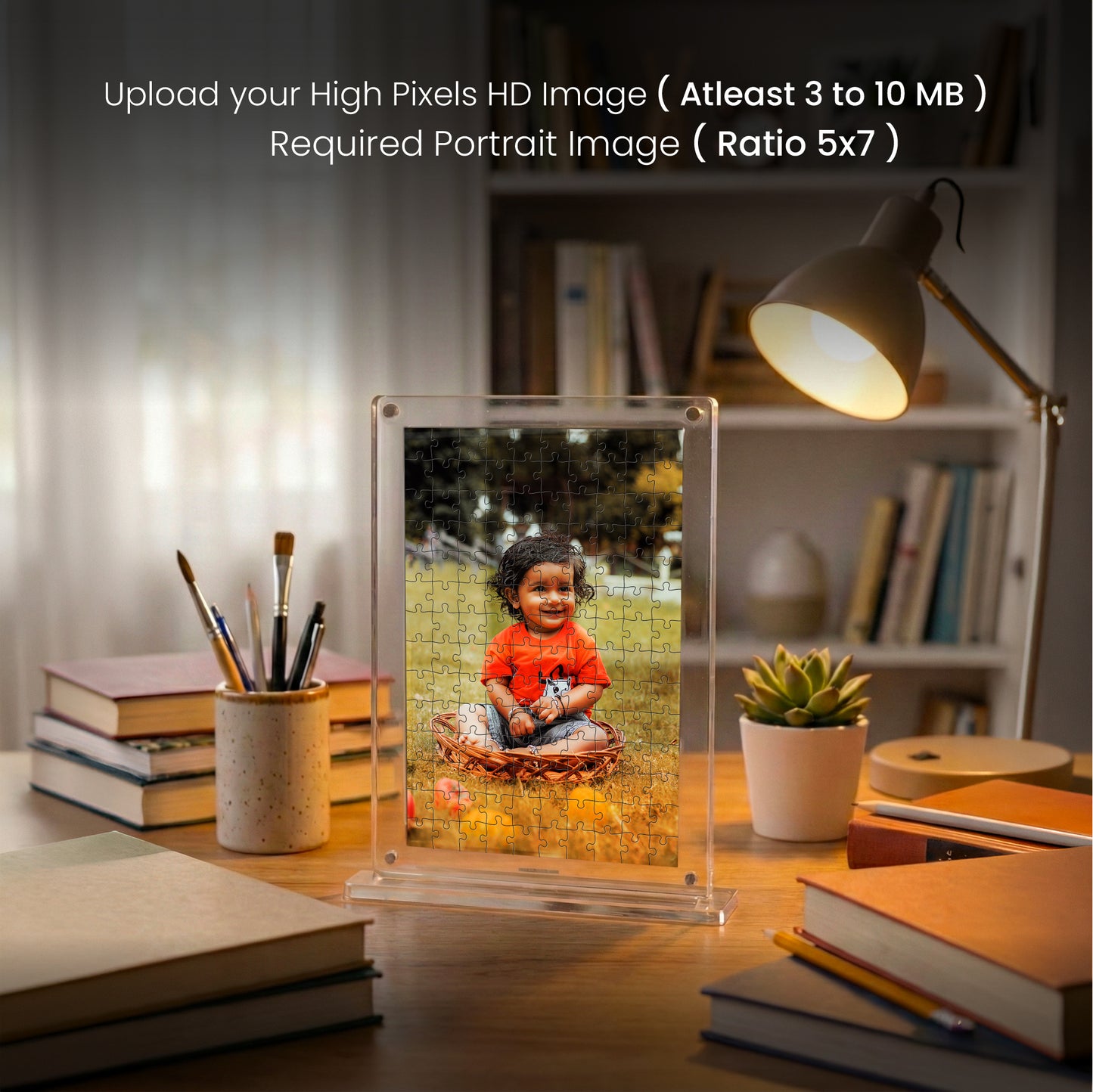 Personalised Miniature Frame Puzzle - 140 Pieces