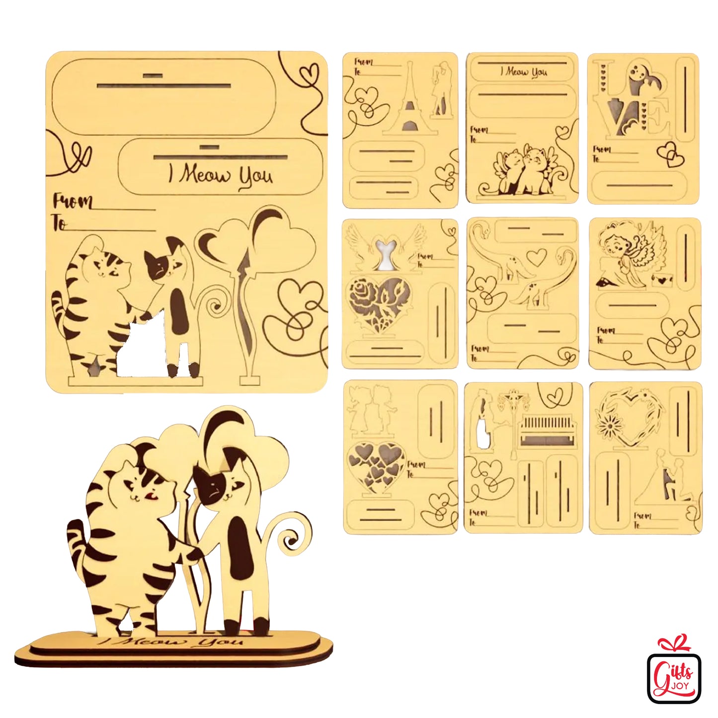 DIY Wooden Pop-Up Love Card & Table Decor | Romantic Handmade Gift