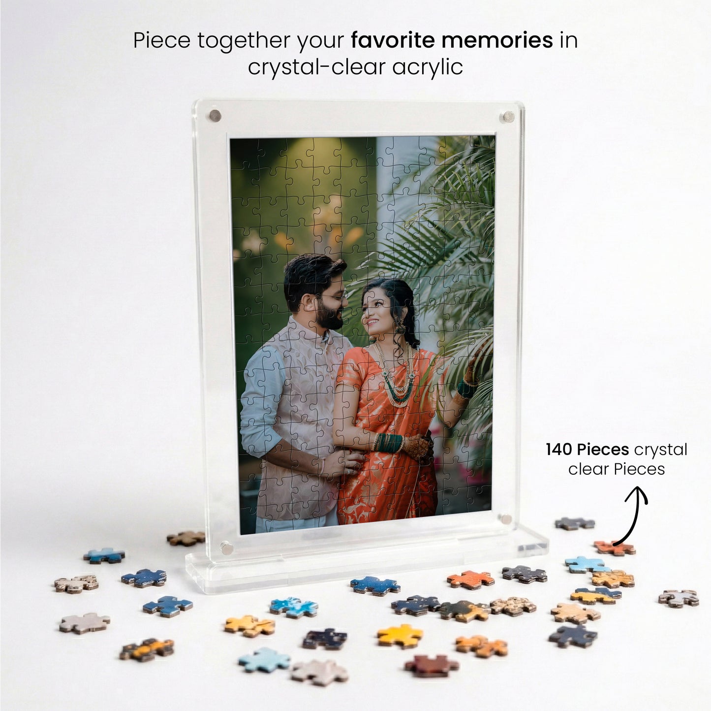 Personalised Miniature Frame Puzzle - 140 Pieces