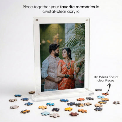 Personalised Miniature Frame Puzzle - 140 Pieces