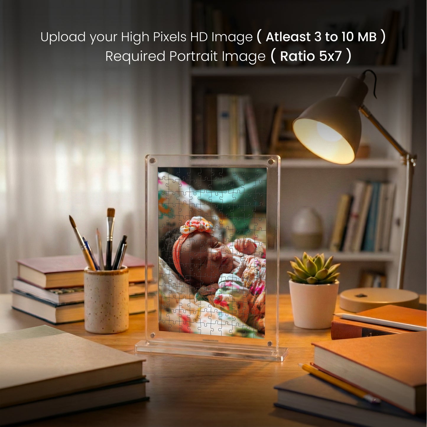 Personalised Miniature Frame Puzzle - 140 Pieces