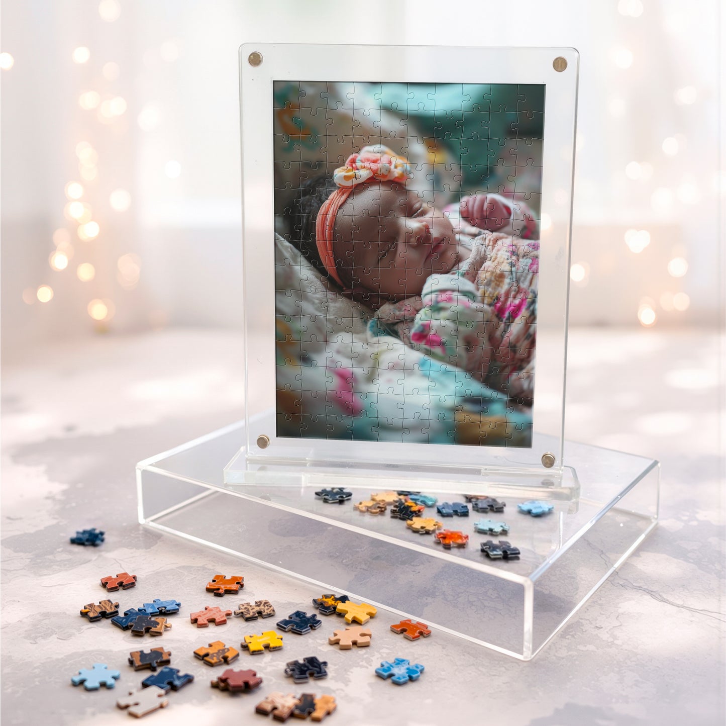 Personalised Miniature Frame Puzzle - 140 Pieces
