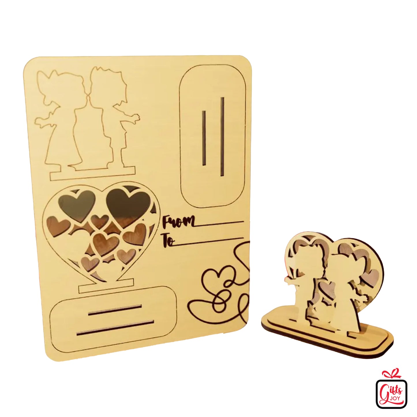 DIY Wooden Pop-Up Love Card & Table Decor | Romantic Handmade Gift