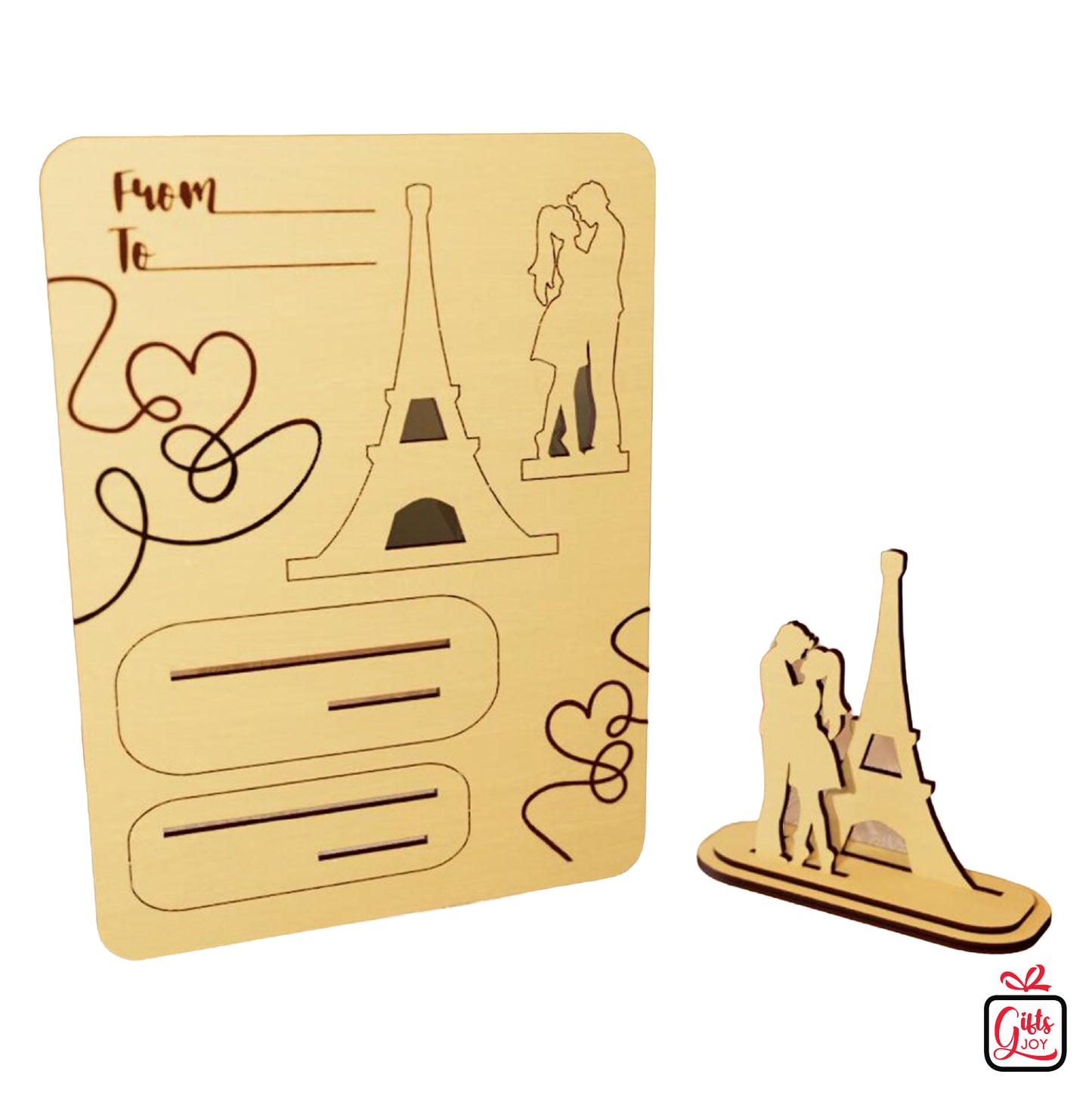 DIY Wooden Pop-Up Love Card & Table Decor | Romantic Handmade Gift