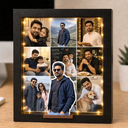 Father Day Photo Light Box