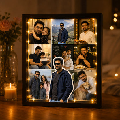 Father Day Photo Light Box