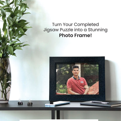 Personalised Jigsaw Puzzle Wooden Photoframe