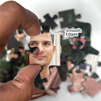 Personalised Jigsaw Puzzle Wooden Photoframe