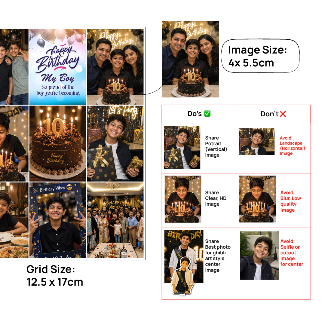 Birthday Photo Light Box