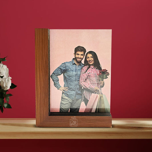 Premium Wooden Photo Frame – Dual Orientation Display