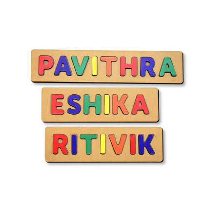 Personalised Wooden Name Puzzle
