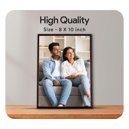 Personalised Wooden Tabletop Photo Frame- Solid Wood 8 x 10 Inch