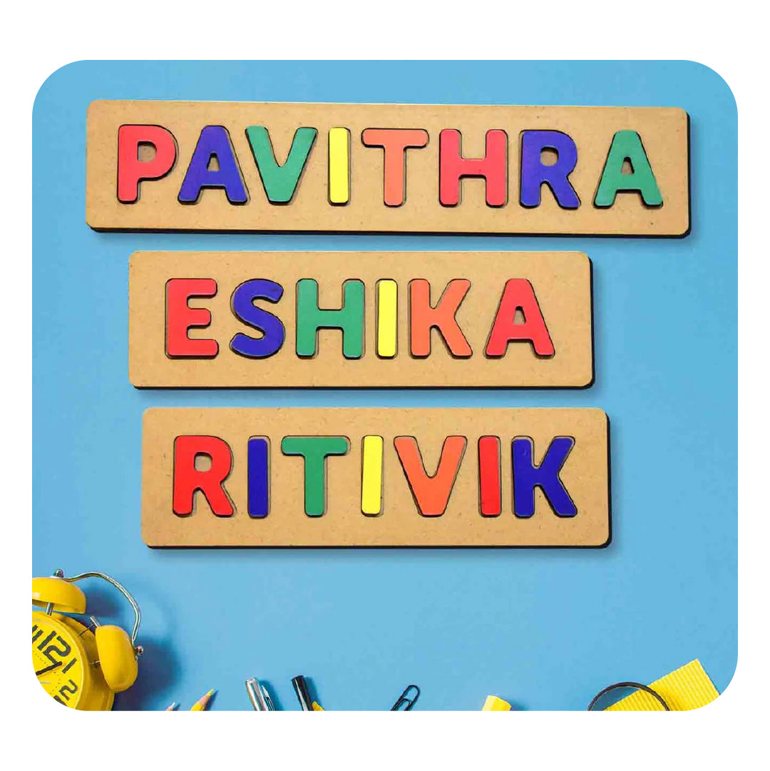 Personalised Wooden Name Puzzle