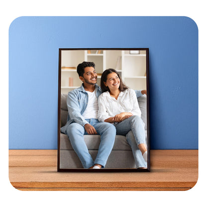 Personalised Wooden Tabletop Photo Frame- Solid Wood 8 x 10 Inch