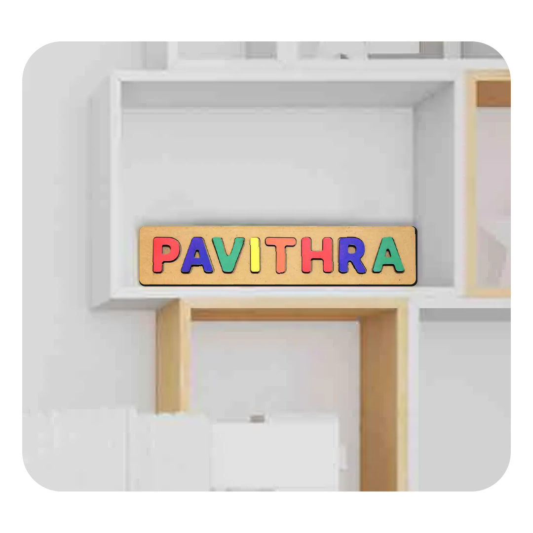 Personalised Wooden Name Puzzle